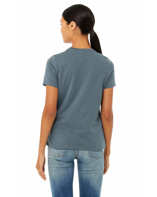Bella+Canvas 6400CVC - T-shirt à manches courtes CVC Relaxed Heather pour dames