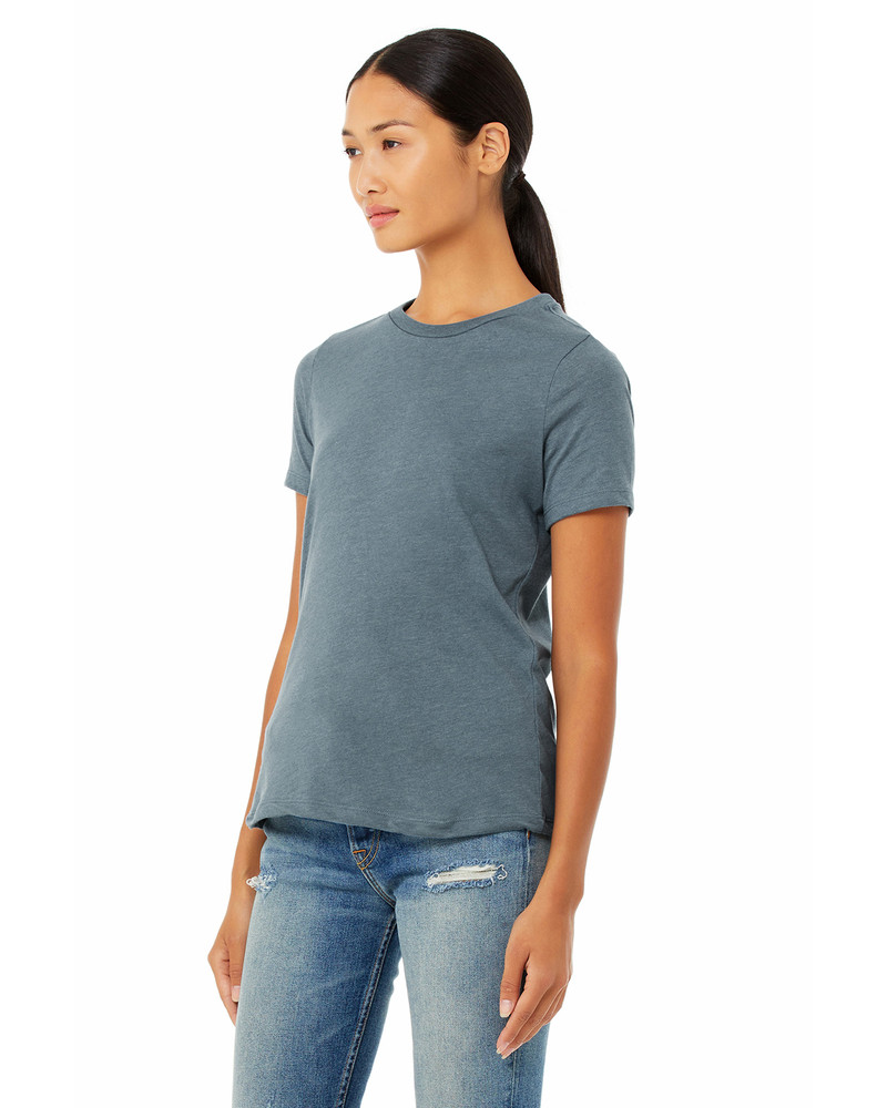 Bella+Canvas 6400CVC - T-shirt à manches courtes CVC Relaxed Heather pour dames
