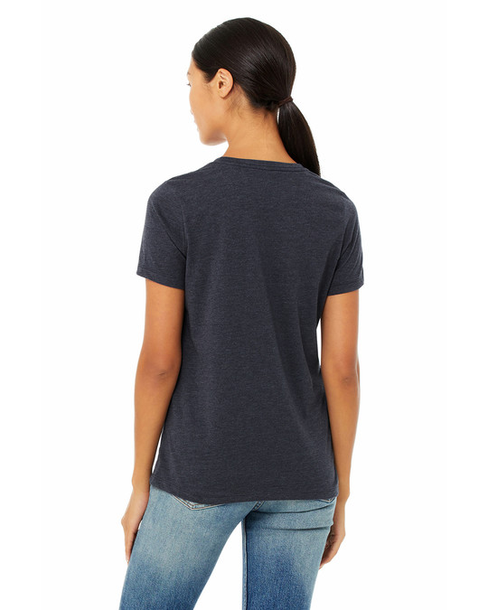 Bella+Canvas 6400CVC - T-shirt à manches courtes CVC Relaxed Heather pour dames