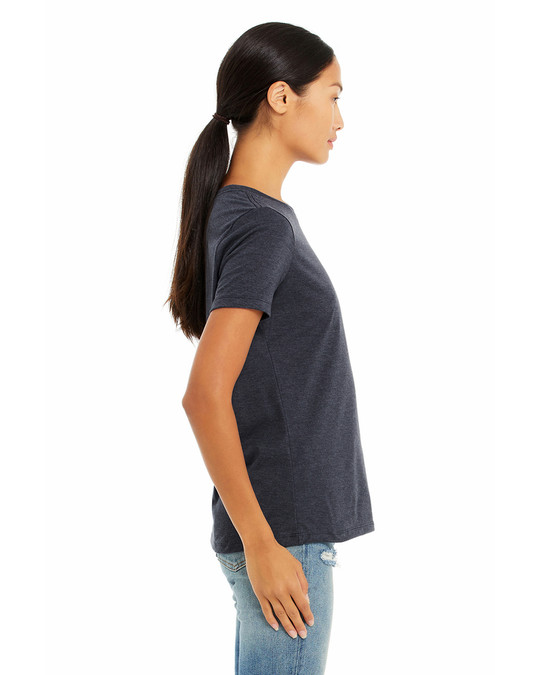 Bella+Canvas 6400CVC - T-shirt à manches courtes CVC Relaxed Heather pour dames