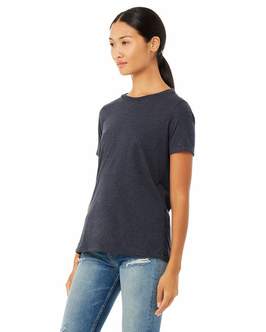Bella+Canvas 6400CVC - T-shirt à manches courtes CVC Relaxed Heather pour dames