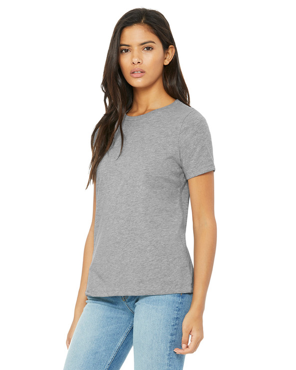 Bella+Canvas 6400CVC - Ladies Relaxed Heather CVC Short-Sleeve T-Shirt