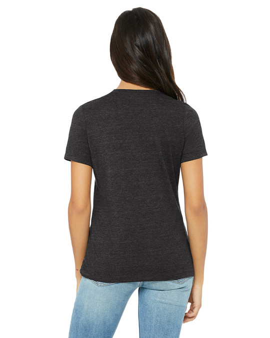 Bella+Canvas 6400CVC - T-shirt à manches courtes CVC Relaxed Heather pour dames