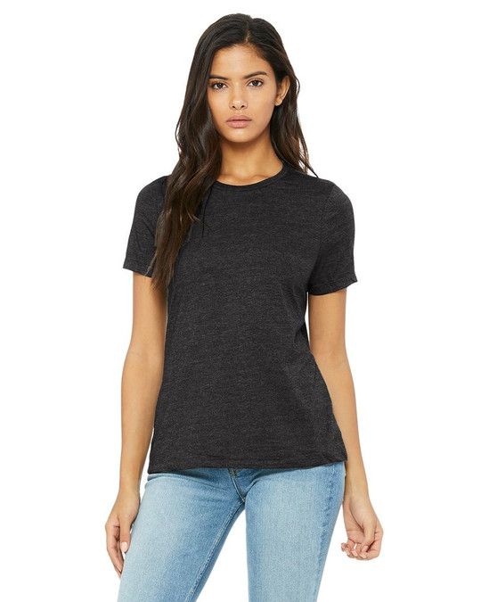 Bella+Canvas 6400CVC - T-shirt à manches courtes CVC Relaxed Heather pour dames