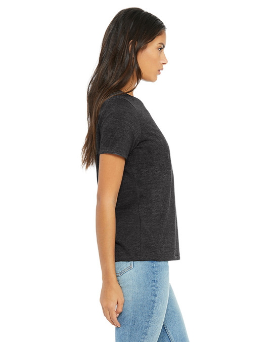 Bella+Canvas 6400CVC - T-shirt à manches courtes CVC Relaxed Heather pour dames