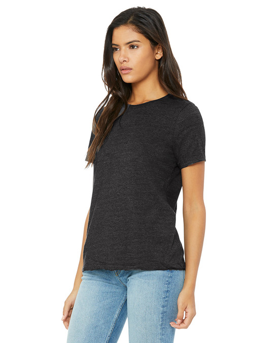 Bella+Canvas 6400CVC - T-shirt à manches courtes CVC Relaxed Heather pour dames