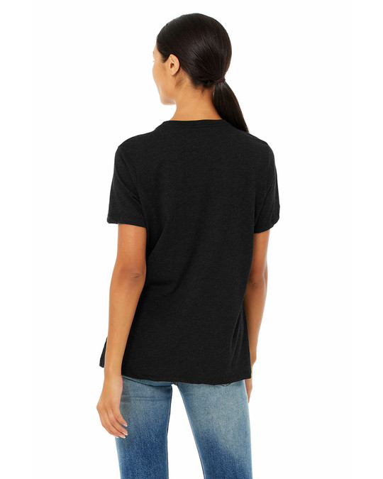 Bella+Canvas 6400CVC - T-shirt à manches courtes CVC Relaxed Heather pour dames