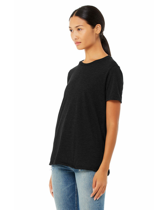 Bella+Canvas 6400CVC - T-shirt à manches courtes CVC Relaxed Heather pour dames