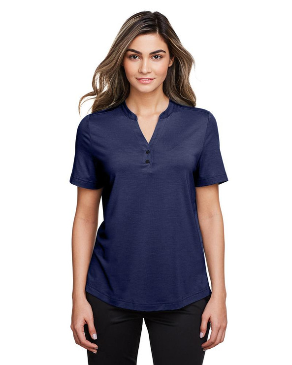 North End NE100W - Ladies Jaq Snap-Up Stretch Performance Polo