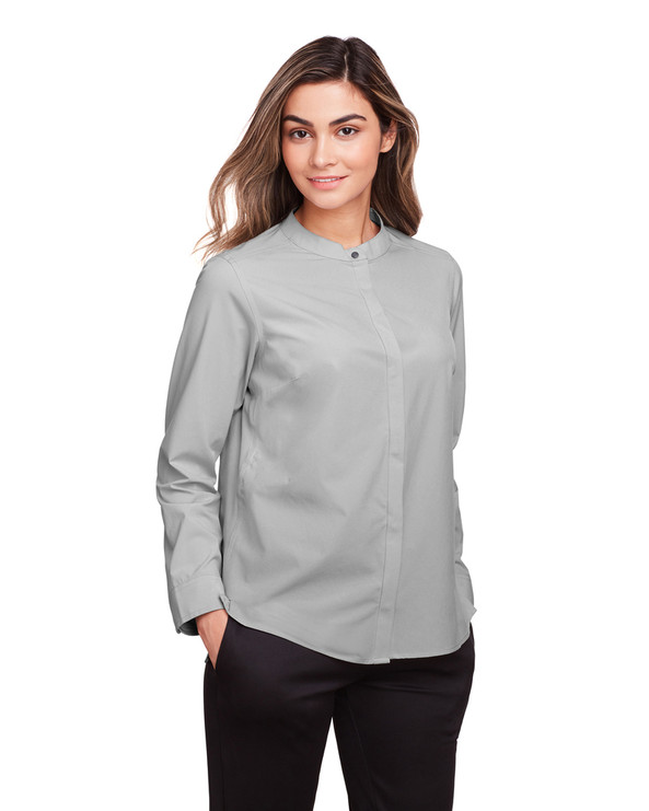 North End NE500W - Camisa de Rendimiento Elástica para Damas Borough