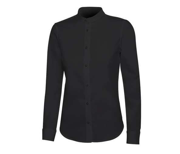 VELILLA V5015S - Mao collar long-sleeve shirt