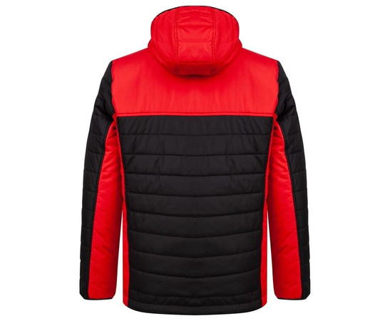 Finden & Hales LV660 - Hooded contrast padded jacket