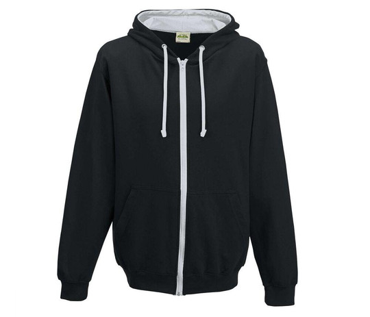 AWDIS JH053 - Sweat capuche zippé contrasté