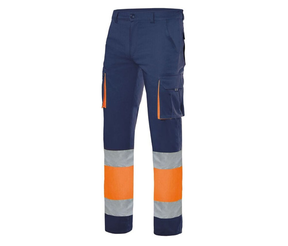 VELILLA V3030 - Multi Taschen HOSEN BICOLOR hohe SICHTBARKEIT