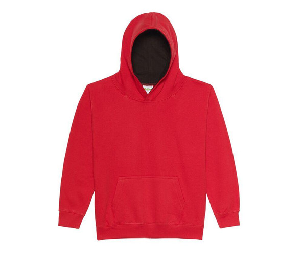 AWDIS JH03J - Sweat enfant capuche contrastée