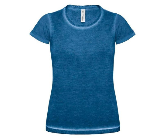 B&C BC031 - Short-sleeved denim t-shirt