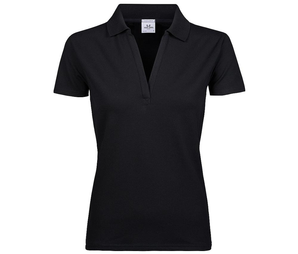 Tee Jays TJ1409 - Naisten luksus V-kaula-aukko stretch-pikeepaita