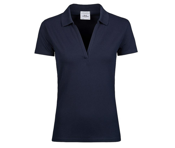 TEE JAYS TJ1409 - WOMENS LUXURY STRETCH V-NECK POLO
