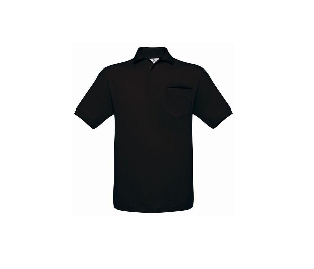 B&C BC415 - Polohemd mit Tasche