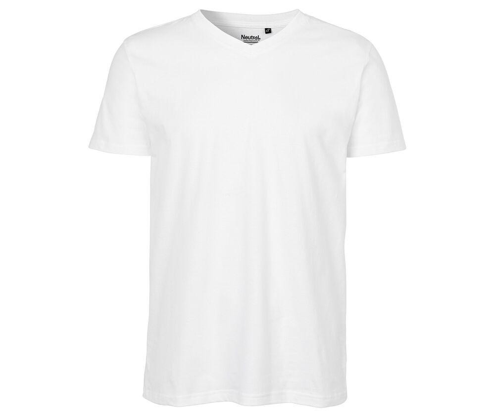Neutral O61005 - T-shirt da uomo con scollo a V