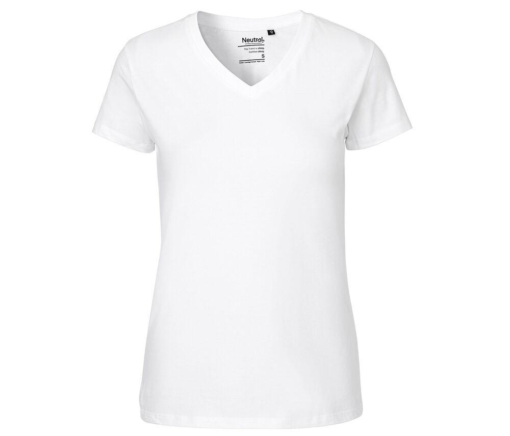 Neutral O81005 - T-shirt da donna con scollo a V