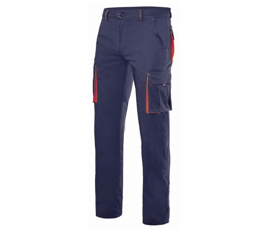 VELILLA V3024S - Two-tone Multipocket Stretch Trousers