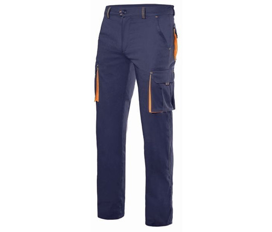 VELILLA V3024S - Two-tone Multipocket Stretch Trousers