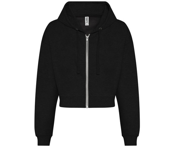 AWDIS JH065 - Women's short zipped sweatshirt