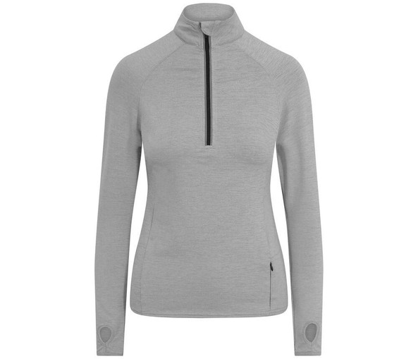 Just Cool JC035 - Women's sports t-shirt with zipped collar