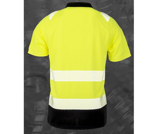 RESULT RS501X - Warnschutz-Polohemd aus recyceltem Polyester