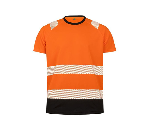 RESULT RS502X - Warnschutz-T-Shirt aus recyceltem Polyester