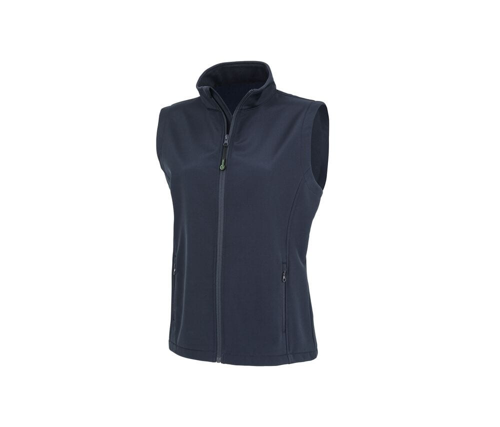 RESULT RS902F - Damen-Softshell-Bodyswarmer aus recyceltem Polyester