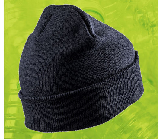 RESULT RC927X - RECYCLED DOUBLE KNIT PRINTERS BEANIE