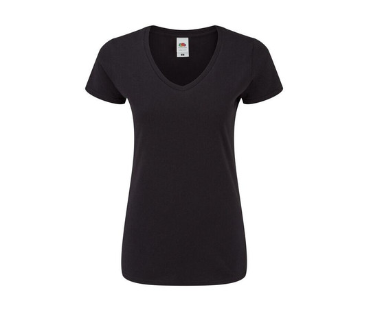 FRUIT OF THE LOOM SC155 - T-Shirt mit V-Ausschnitt für Damen