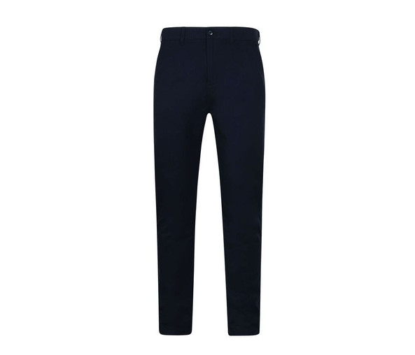 Henbury HY650 - Calça cáqui masculina com cinto ajustável
