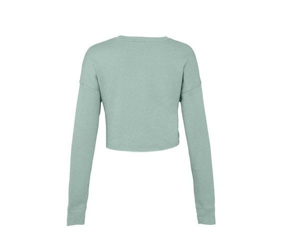 Bella + Canvas BE7503 - Women's short round neck sweatshirt