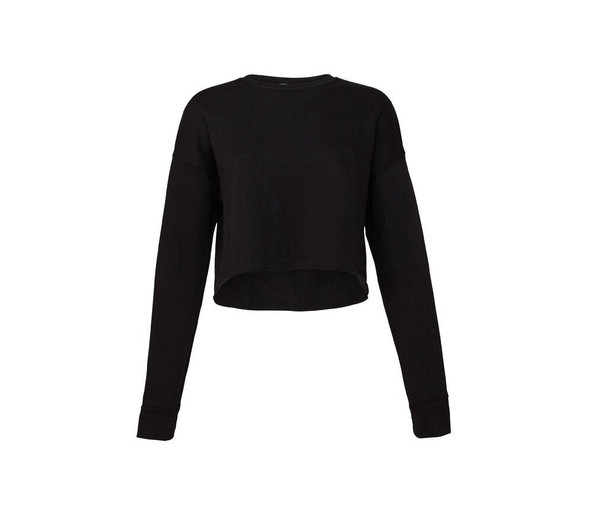 Bella+Canvas BE7503 - Moletom curto de gola redonda