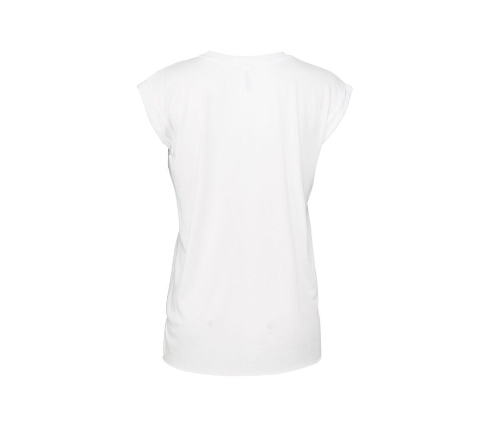 Bella+Canvas BE8804 - T-shirt dam med rullade ärmar
