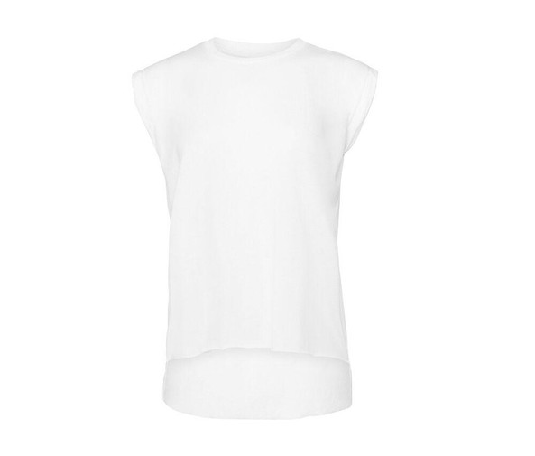 Bella+Canvas BE8804 - Damen T-Shirt mit gerollten Ärmeln