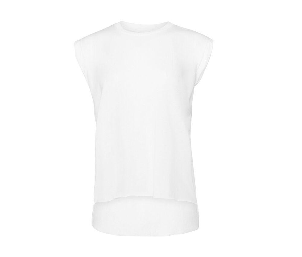 Bella+Canvas BE8804 - T-shirt dam med rullade ärmar