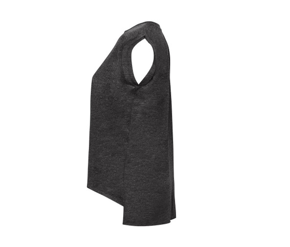 Bella+Canvas BE8804 - Damen-T-Shirt mit aufgerollten Ärmeln