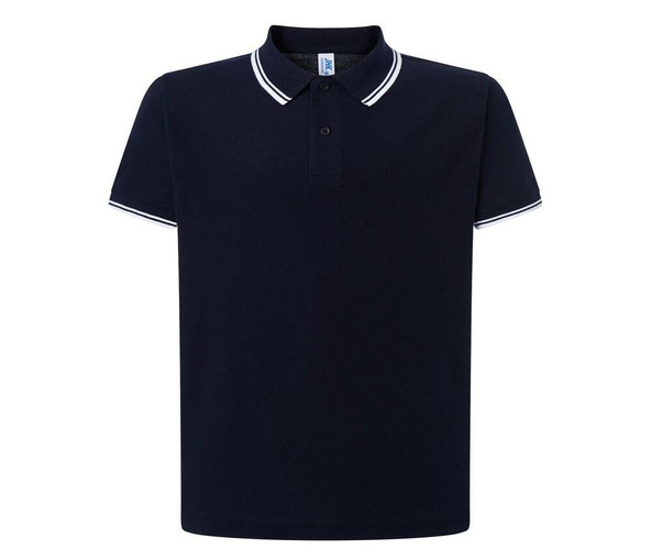JHK JK205 - Polo da uomo in contrasto