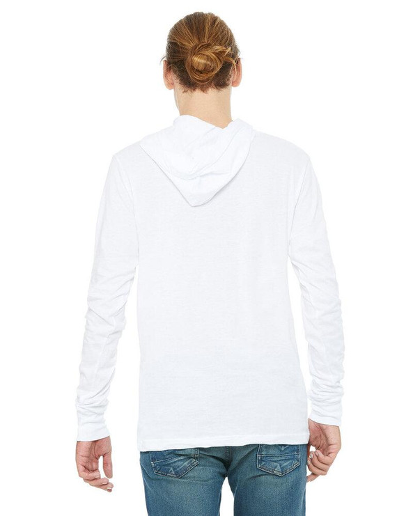 BELLA+CANVAS B3512 - Bella Unisex Jersey Long Sleeve Hooded Tee