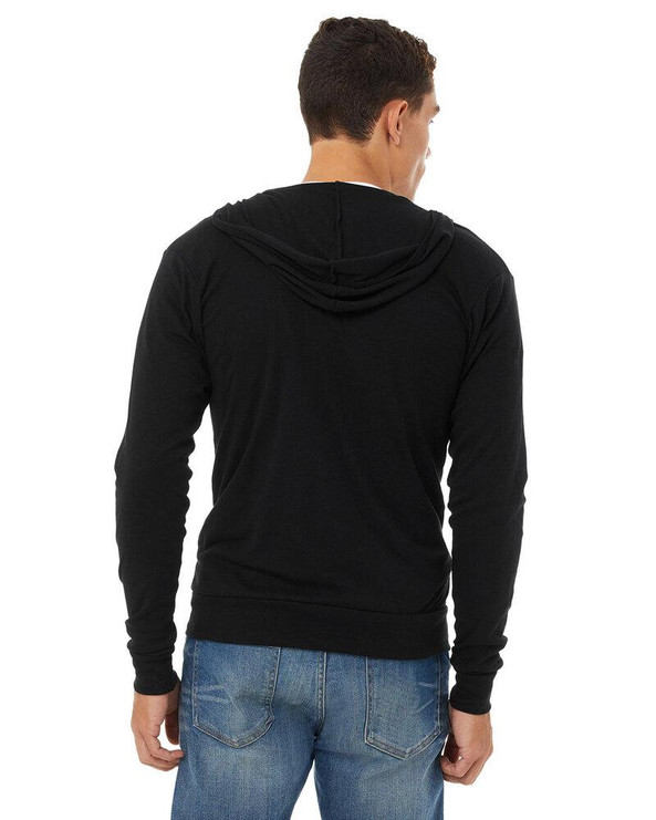BELLA+CANVAS B3939 - Unisex Triblend Full-Zip Lightweight Hoodie