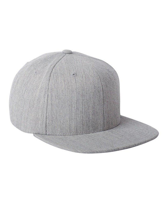Flexfit FF110F - Snapback à Visière Plate en Laine Mélangée