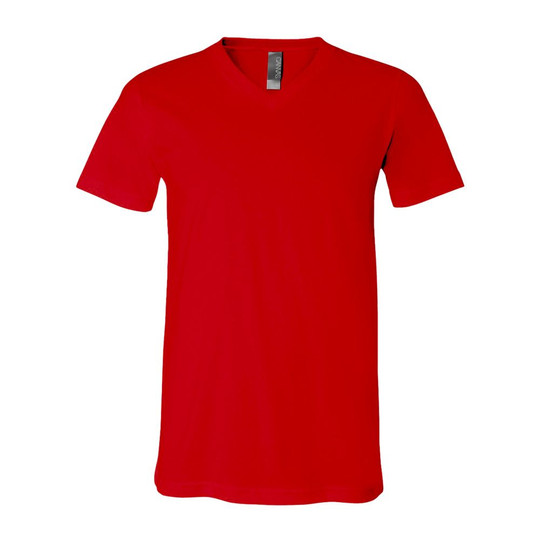 Bella+Canvas B3005 - T-shirt unisexe en jersey à manches courtes et col en V