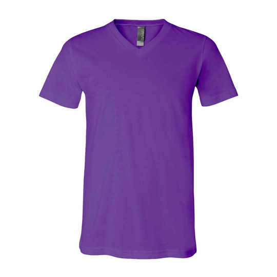Bella+Canvas B3005 - T-shirt unisexe en jersey à manches courtes et col en V