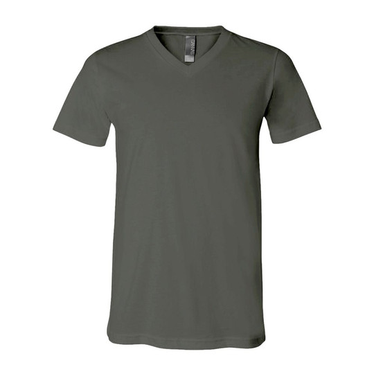 Bella+Canvas B3005 - T-shirt unisexe en jersey à manches courtes et col en V