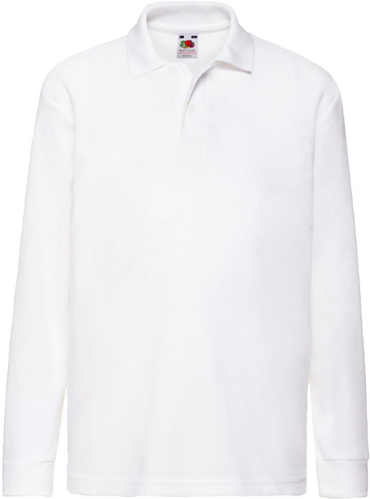 Fruit Of The Loom F63201 - Polo Long Sleeve 65/35 Kids