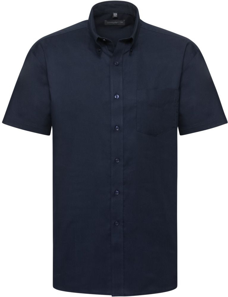 Russell Collection R933M - Mens Oxford Shirt Short Sleeve 135gm